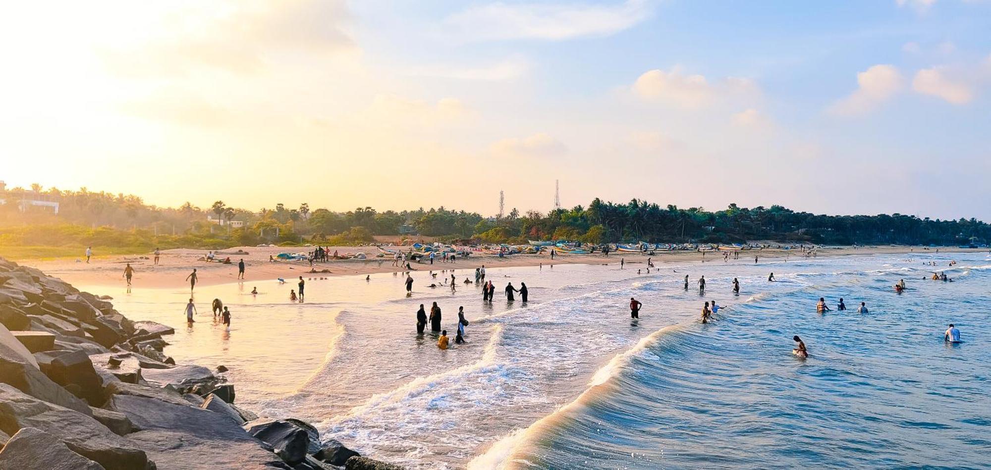 Serenity Sands Beach Resort Inn Puducherry Exterior foto